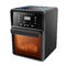 Colore nero/blu/arancio dell'aria calda del forno pulito facile della friggitrice con luce interna