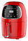 Friggitrice rossa compatta dell'aria di potere, mini friggitrici dell'aria da 2 litri per uso domestico